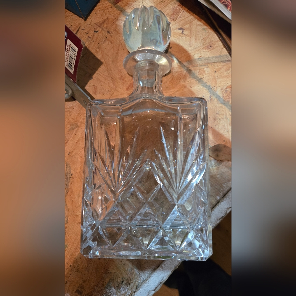 Crystal Decanter Vintage